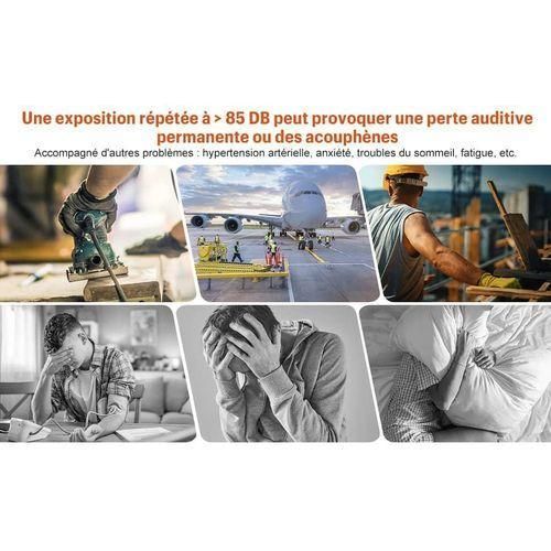 Casque Anti-Bruit Professionnel – Réduction 30 dB – Protection Auditive Chantier, Usine & Bricolage