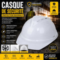 Casque de Sécurité Chantier – Protection Tête Anti-Choc