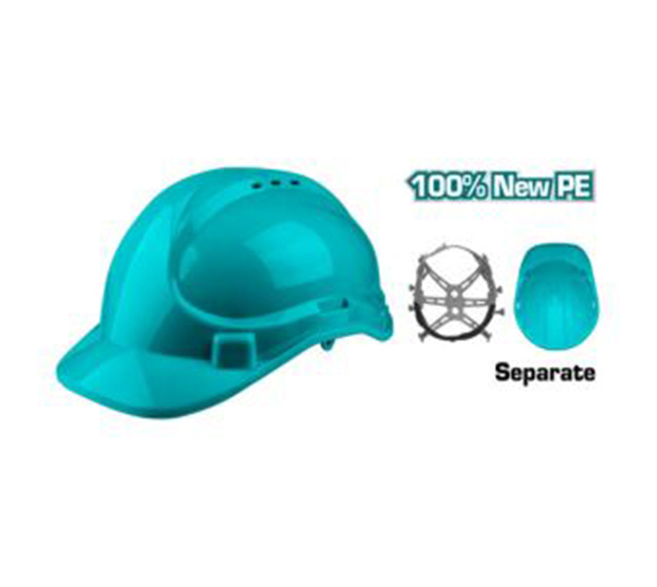 Casque de Sécurité TOTAL en Polypropylène (PP)