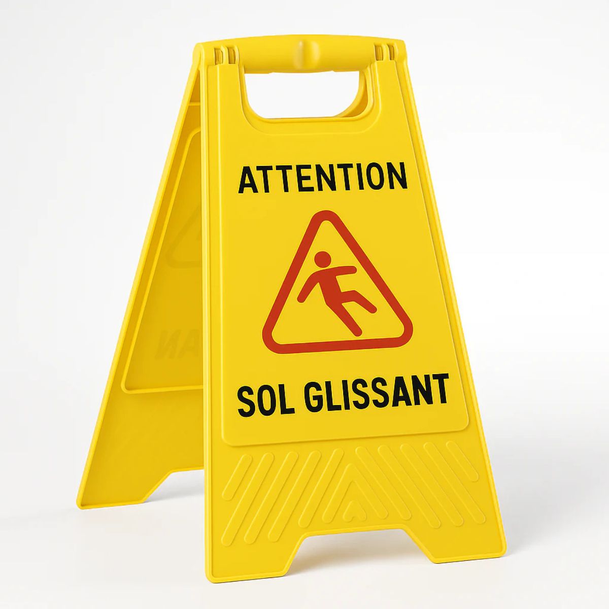 Chevalet de Signalisation « Attention Sol Glissant »