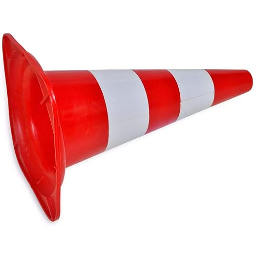 Cône de Signalisation Réfléchissant PVC - Sécurité Routière et Chantier