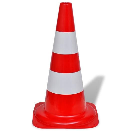 Cône de Signalisation Réfléchissant PVC - Sécurité Routière et Chantier