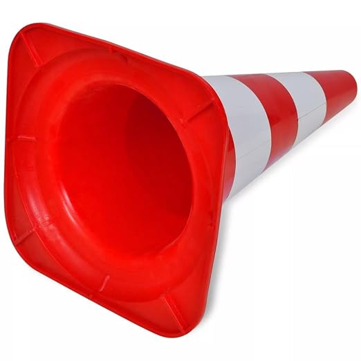 Cône de Signalisation Réfléchissant PVC - Sécurité Routière et Chantier