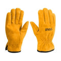 Gants de Travail en Cuir INGCO – Protection Professionnelle