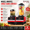SILVER CREST Mixeur Blender 2 en 1 – 4500W – 2L – Multifonction – Broyeur & Smoothie