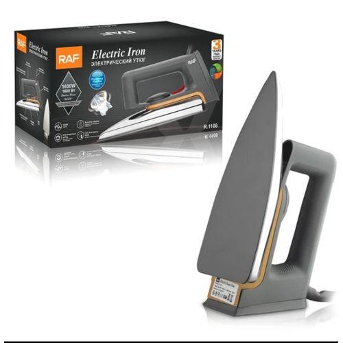 Fer à Repasser Électrique 1600W – Semelle Antiadhésive – Température Réglable – Repassage Rapide Tous Tissus