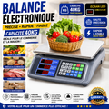 Balance Électronique Commerciale 40KG – Balance Digitale avec Calcul Prix – Écran LED Haute Précision