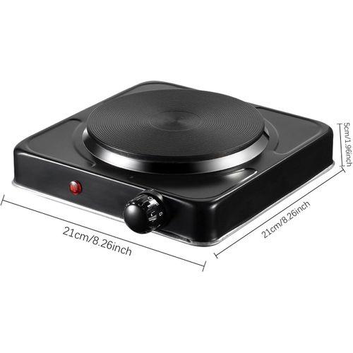 Plaque Chauffante Électrique 500W – Réchaud Électrique Compact – Mini Plaque de Cuisson Portable