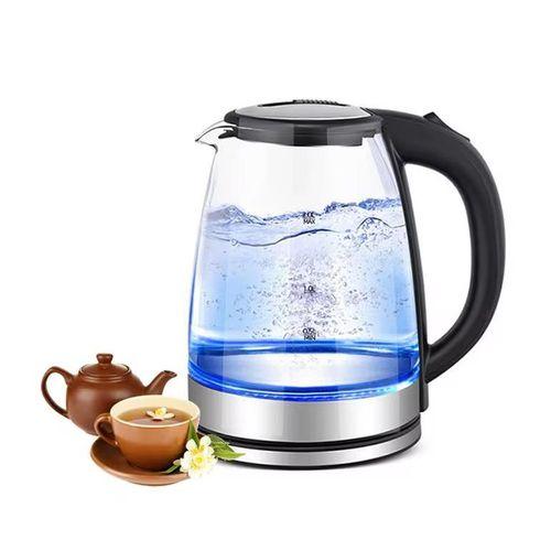 Bouilloire Électrique Transparente 1.8L – Chauffe Rapide 1500W – Idéal Maison & Bureau – Inox Durable