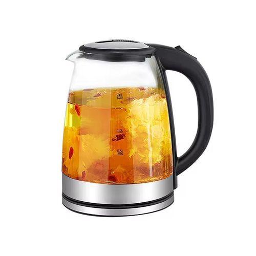 Bouilloire Électrique Transparente 1.8L – Chauffe Rapide 1500W – Idéal Maison & Bureau – Inox Durable