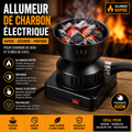 Allumeur de Charbon Électrique – Chauffe Rapide 600W – Sans Flamme – Idéal Barbecue, Chicha & Cuisine