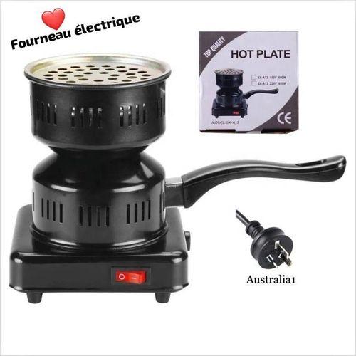 Allumeur de Charbon Électrique – Chauffe Rapide 600W – Sans Flamme – Idéal Barbecue, Chicha & Cuisine