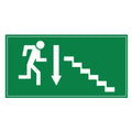 Panneau Descente Escalier – ABS 30 × 15 cm