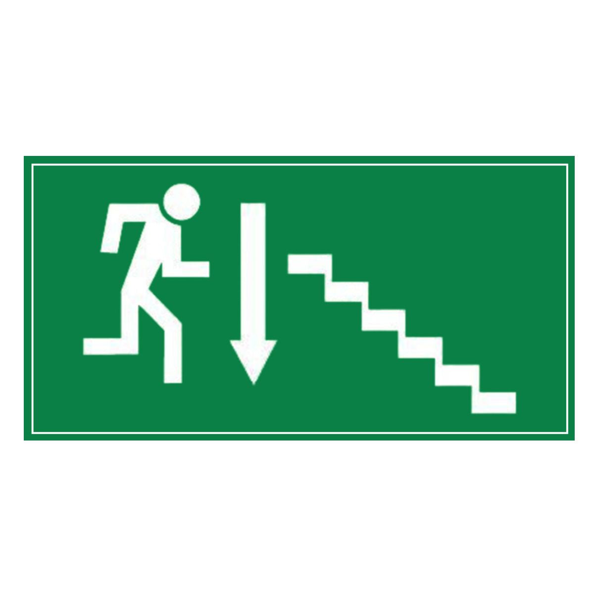 Panneau Descente Escalier – ABS 30 × 15 cm