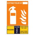 Panneau de Signalisation Extincteur Poudre ABC – Format A5