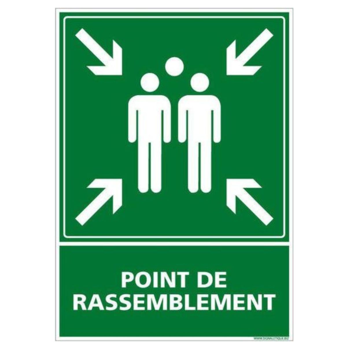 Panneau Point de Rassemblement – Format A3